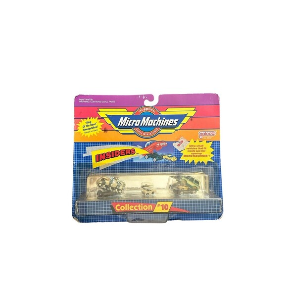 1989 Micro Machines INSIDERS Collection #10 No. 6472 Galoob Camo Tank - Picture 1 of 7